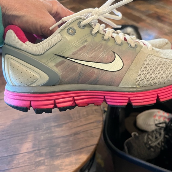 Nike Lunarglide 2 Womens Sneakers Size 8 Gray/White/Pink - Picture 15 of 16